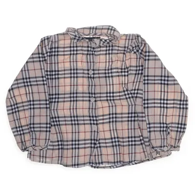 Shirt (Beige, Meerkleurig) van Burberry Katoen
