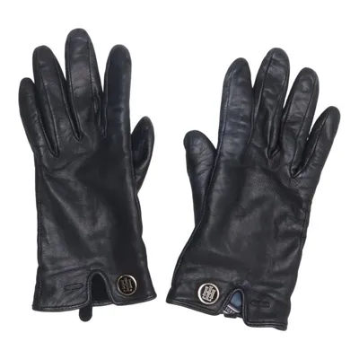 Gants (Noir) de Tommy Hilfiger Polyamide, Laine