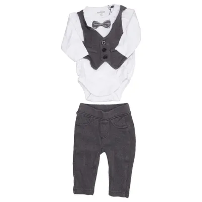 Set (Grå, Vit) från MyWear Baby Bomull, Polyester