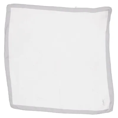 Mouchoir (Blanc, Gris) de Yves Saint Laurent