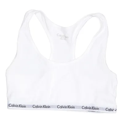 Brassière (Blanc) de Calvin Klein Coton, Élasthane