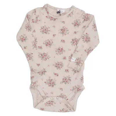 Body (Beige, Flerfarvet) fra Newbie by KappAhl Bomuld, Elastan
