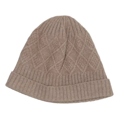 Beanie (Beige) from Lisa C Cashmere