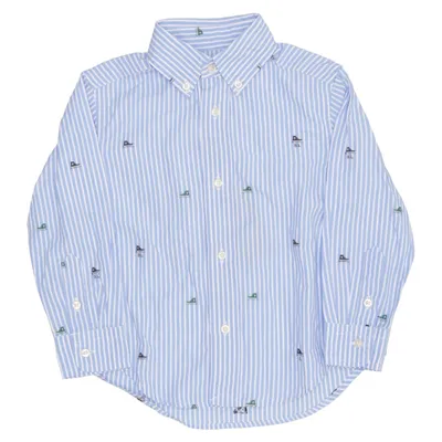 Button down shirt (Blue, White) from Ralph Lauren Cotton