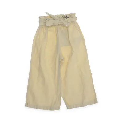 Pants (Yellow) from Zara Cotton, Linen