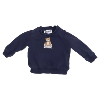 Sweatshirt (Blue) from Moschino Baby Cotton, Elastane