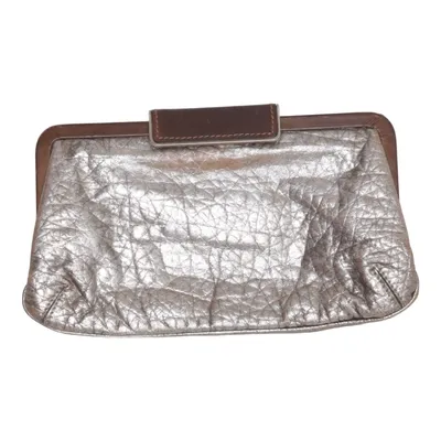 Sac pochette (Argent, Marron) de Marni