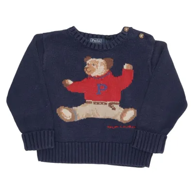 Pull-over (Bleu, Multicolore) de Ralph Lauren Coton