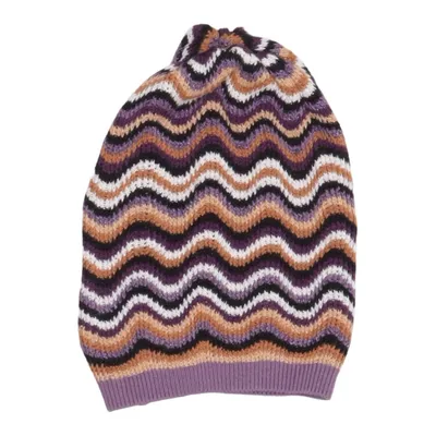 Beanie (Purple, Multicolored) from Missoni Lindex Cotton, Viscose
