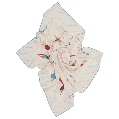 Cache-col (Beige, Multicolore) de Etienne Aigner Soie
