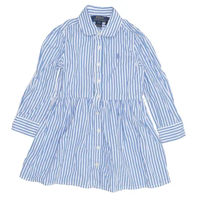 Robe chemise (Bleu, Blanc) de Polo Ralph Lauren Coton
