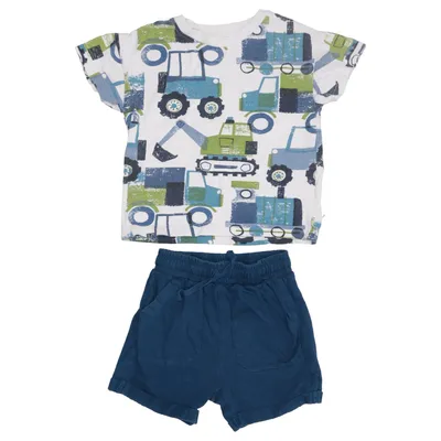 Set (Blauw) van Nutmeg Katoen