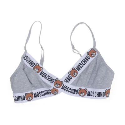Bralette (Beige, Sort) fra Moschino Underwear Bomuld, Elastan