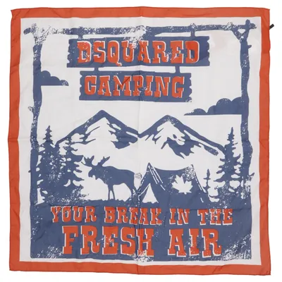 Scarf (Vit, Flerfärgad) från Dsquared2