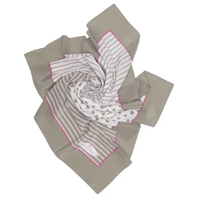 Cache-col (Gris, Blanc, Rose) de Etienne Aigner Soie