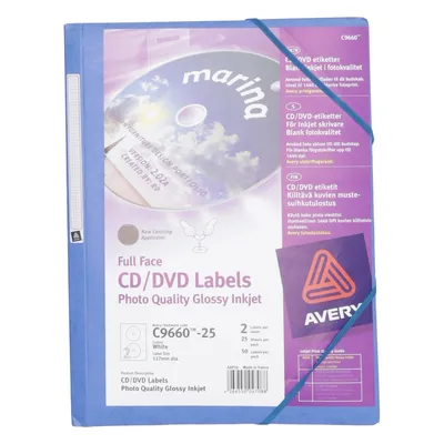 Kontorstillbehör (CD/DVD Labels ) från Avery