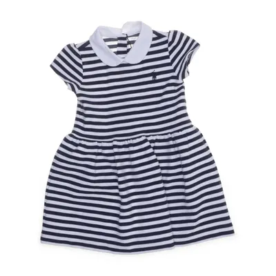 Kjole (Blå, Hvid) fra Ralph Lauren Bomuld, Elastan, Polyester