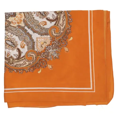 Handkerchief (Orange, Brown, White)