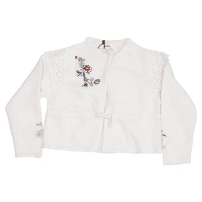 Cardigan (Beige) from Kenzo Kids Angora, Cotton, Polyamide