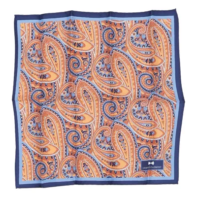 Zakdoek (Blauw, Oranje, Meerkleurig) van J.Harvest&Frost Zijde