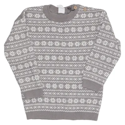 Pull-over (Gris, Multicolore) de H&M Baby Coton
