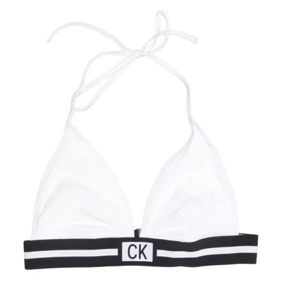 Bikinioberteil (Weiß, Schwarz) von Calvin Klein Swimwear Elasthan, Polyamid