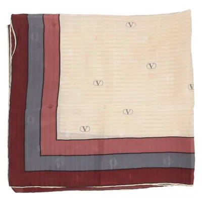Neckerchief (Beige, Gray, Red) from Valentino