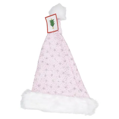 Santa hat (Pink, White, Silver) from Netto