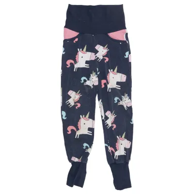 Leggings (Blau, Mehrfarbig) von Geggamoja Bambus, Elasthan, Bio-Baumwolle