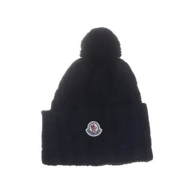 Pompon muts (Zwart) van Moncler Alpacawol, Nylon, Wol