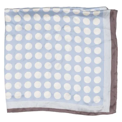 Cache-col (Bleu, Blanc) de QNUZ Viscose
