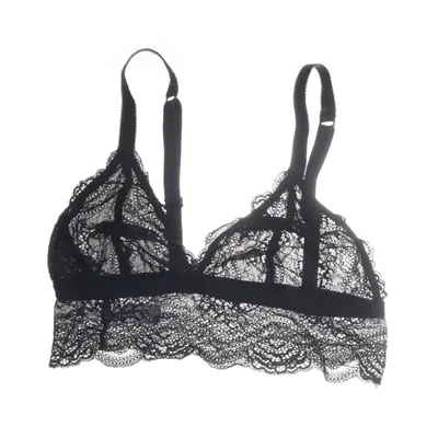 Bralette (Zwart) van Even & Odd Elastaan, Polyamide