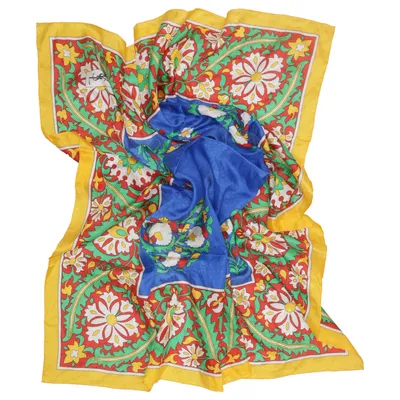 Neckerchief (Blue, Multicolored) from Yves Saint Laurent