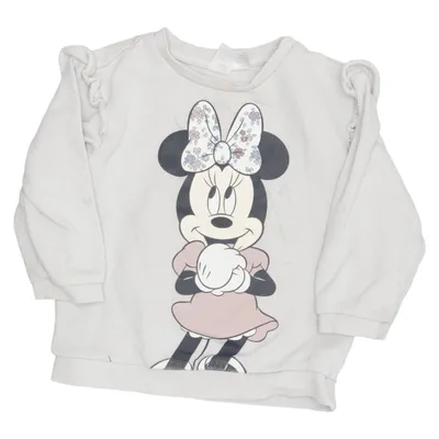Sweatshirt (Beige, Multicolored) from H&M x Disney Cotton, Elastane, Polyester
