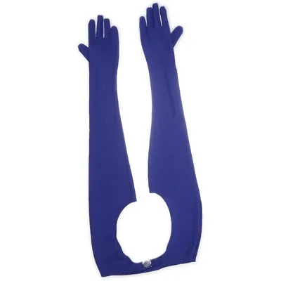 Opera gloves (Blue) from Mugler