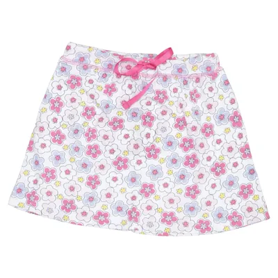 Skirt (White, Multicolored) from Revival Cotton