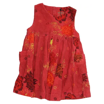 Dress (Red, Multicolored) from Kenzo Jungle Cotton