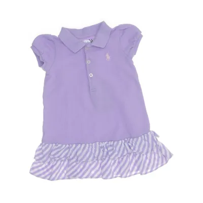 Polo dress (Purple, White) from Ralph Lauren Cotton