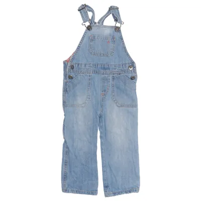 Tuinbroek (Blauw) van Papagino Katoen