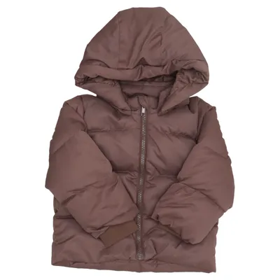 Vinterjakke (Brun) fra H&M Polyester, Dun