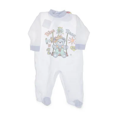 Sparkdräkt (Vit, Blå, Flerfärgad) från Folk Bomull, Polyester