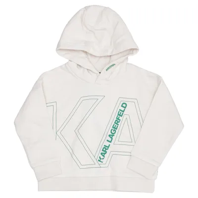 Huvtröja (Beige) från Karl Lagerfeld Kids Bomull, Elastan, Polyester