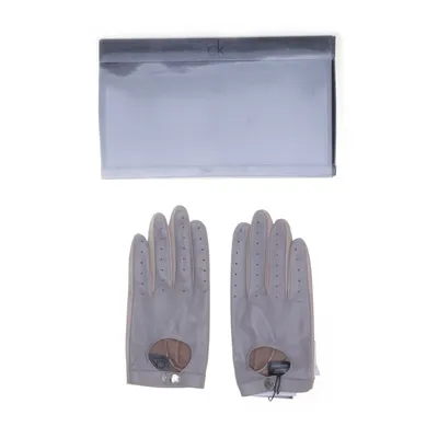 Läderhandskar (Grå, Beige) från Calvin Klein Skinn