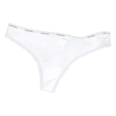 Thongs (White) from Calvin Klein Elastane, Polyester