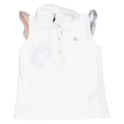 Polo (Blanc) de Burberry Children Coton