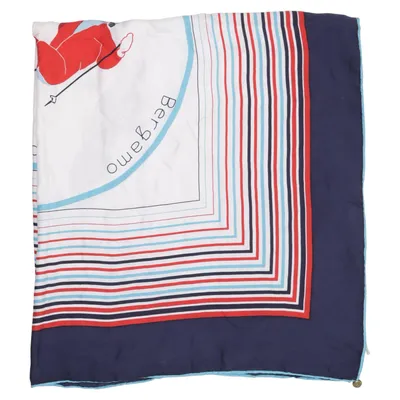 Neckerchief (Blue, White, Red, Multicolored) Silk