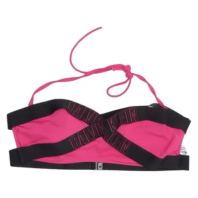 Bikini top (Pink, Black) from Calvin Klein Swimwear Elastane, Polyamide