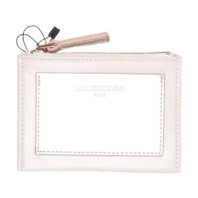 Plånbok (Rosa) från Balenciaga Bomull, Skinn, Polyester