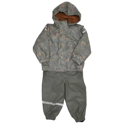 Rainwear (Gray, Brown) from Mikk-line Polyester