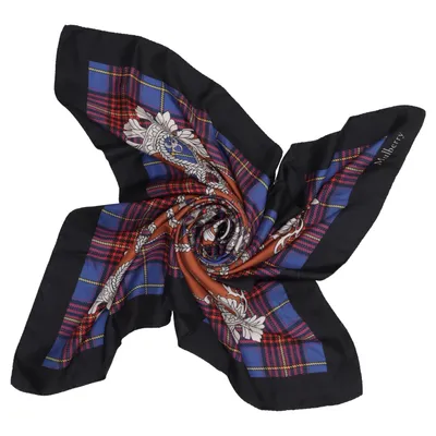 Halsdoek (Blauw, Zwart, Meerkleurig) van Mulberry